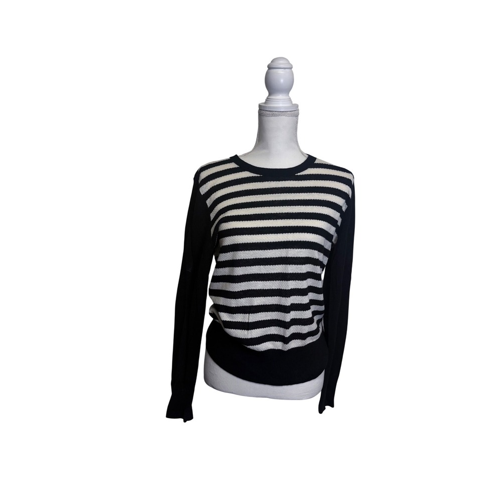 Chaps Women's Long Sleeved Striped Top Size Medium